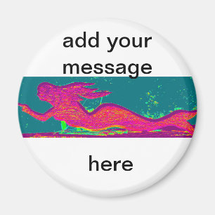 gepersonaliseerde mermaid magnet magneet