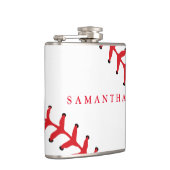 Gepersonaliseerde met honkbal gevulde maatkolf heupfles (Rechts)