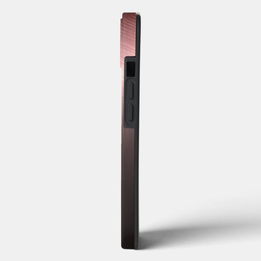 Gepersonaliseerde metalen titanium brons radiale t Case-Mate iPhone case (Achterkant / Links)