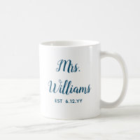 Gepersonaliseerde mevrouw Est Your Date Bride Gift