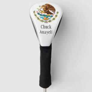 Gepersonaliseerde Mexicaanse Eagle Golfheadcover