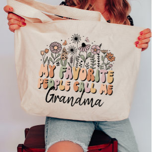 Gepersonaliseerde mijn favoriete mensen noemen me tote bag