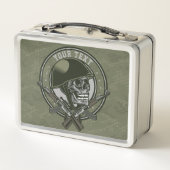 Gepersonaliseerde militaire Camo Soldaat Skull en  (Achterkant)