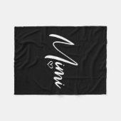 Gepersonaliseerde Mimi Blanket| Aangepaste verpakk Fleece Deken (Voorkant (Horizontaal))