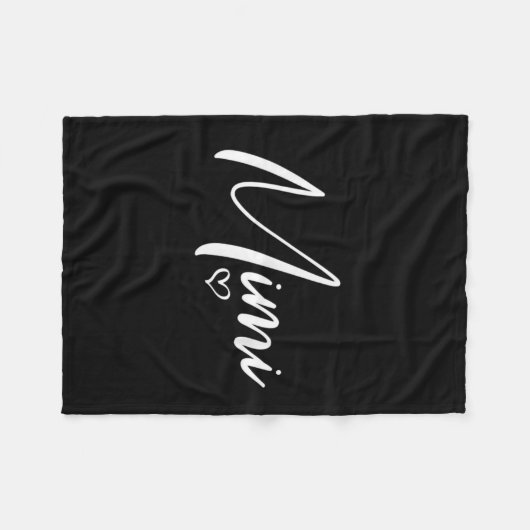 Gepersonaliseerde Mimi Blanket| Aangepaste verpakk Fleece Deken (Voorkant (Horizontaal))