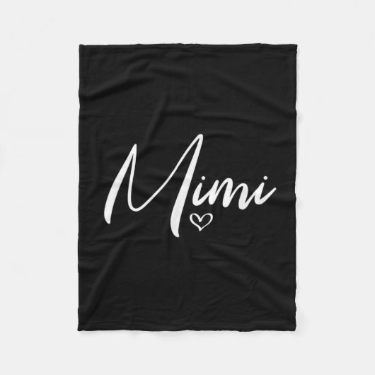 Gepersonaliseerde Mimi Blanket| Aangepaste verpakk Fleece Deken (Voorkant)