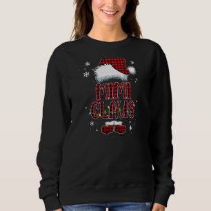 Gepersonaliseerde Mimi Claus Santa Hat Red Pset Trui
