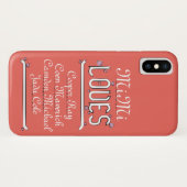 Gepersonaliseerde Mimi houdt van haar vier rangen Case-Mate iPhone Case (Achterkant (horizontaal))