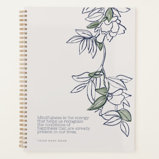 Gepersonaliseerde Mindfulness Planner | Hardcover  (Voorkant)
