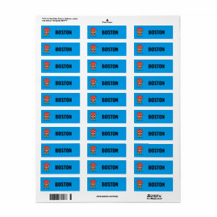 Gepersonaliseerde Mini Flash-Kinderen labels