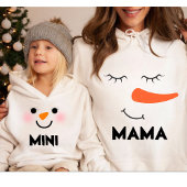 Gepersonaliseerde MINI Snowman Matching Family
