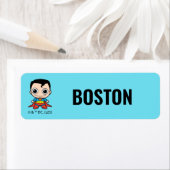 Gepersonaliseerde Mini Superman Kinderen labels (Insitu)