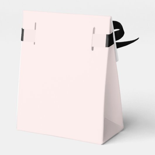 Gepersonaliseerde Minimal Blush Pink Wedding Favor Bedankdoosjes (Achterkant)