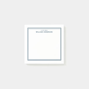 Gepersonaliseerde minimalist post-it® notes