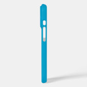 Gepersonaliseerde minimalistische, elegante blauw  Case-Mate iPhone case (Achterkant / Links)