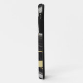 Gepersonaliseerde minimalistische moderne zwart go Case-Mate iPhone case (Achterkant/links)