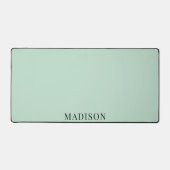 Gepersonaliseerde minimalistische typografie Solid Bureaumat (Voorkant)