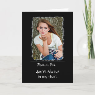 Gepersonaliseerde "Miss You"-Kaart Kaart