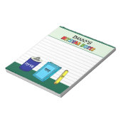 Gepersonaliseerde mitswa items - Groen Notitieblok (Gedraaid)