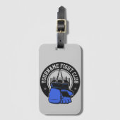 Gepersonaliseerde MMA Mixed Martial Arts Fight Clu Bagagelabel (Voorkant (verticaal))