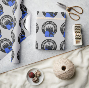 Gepersonaliseerde MMA Mixed Martial Arts Fight Clu Cadeaupapier