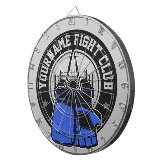 Gepersonaliseerde MMA Mixed Martial Arts Fight Clu Dartbord (Voorkant Rechts)