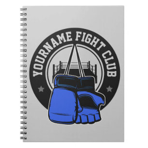 Gepersonaliseerde MMA Mixed Martial Arts Fight Clu Notitieboek