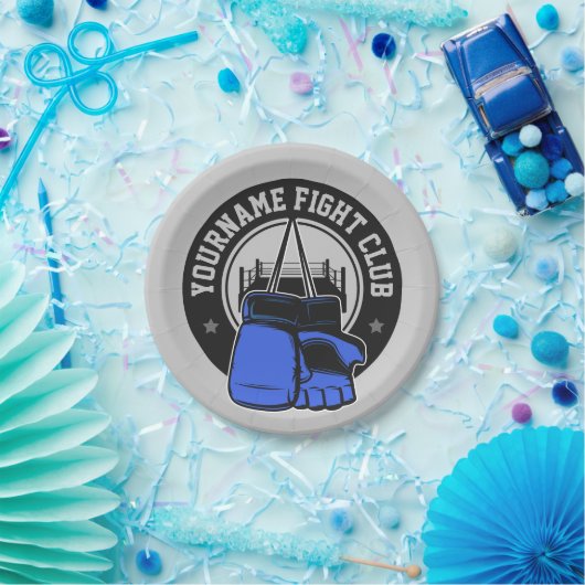 Gepersonaliseerde MMA Mixed Martial Arts Fight Clu Papieren Bordje (Feest)