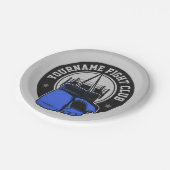 Gepersonaliseerde MMA Mixed Martial Arts Fight Clu Papieren Bordje (Gekanteld)