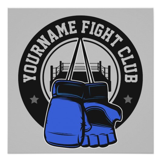 Gepersonaliseerde MMA Mixed Martial Arts Fight Clu Perfect Poster (Voorkant)