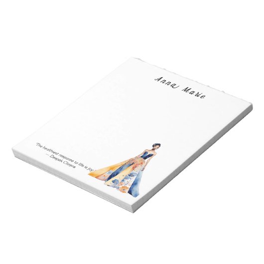 Gepersonaliseerde Mode thema Notitieblok (Gedraaid)