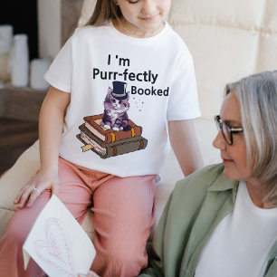 Gepersonaliseerde Modern Cool Kinder Huisdier Kat Tri-Blend Shirt