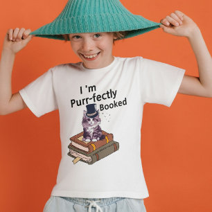 Gepersonaliseerde Modern Cool Kinder Huisdier Kat  Tri-Blend Shirt