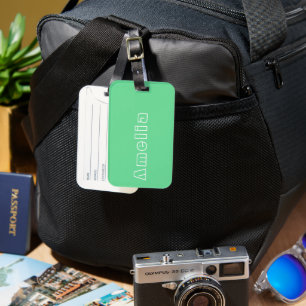 Gepersonaliseerde Modern Eenvoudig Bagagelabel