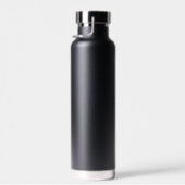 Gepersonaliseerde Modern Initiaal Monogram Naam Waterfles (Rechts)