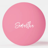 Gepersonaliseerde Modern Script Monogram naam Pingpongballen (Voorkant)
