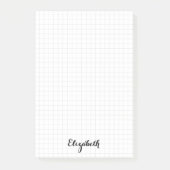 Gepersonaliseerde Modern Squares Home Kantoor Busi Post-it® Notes (Voorkant)