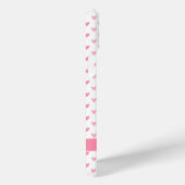 Gepersonaliseerde moderne aangepaste naam Roze Har Case-Mate iPhone Case (Achterkant / Rechts)