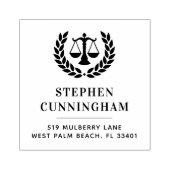 Gepersonaliseerde moderne advocaat advocaat 	rubberstempel (Afrduk)