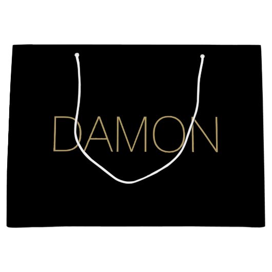 Gepersonaliseerde moderne bruids partij groomman b groot cadeauzakje (Voorkant)