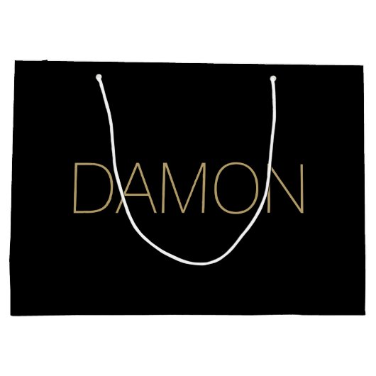 Gepersonaliseerde moderne bruids partij groomman b groot cadeauzakje (Achterkant)