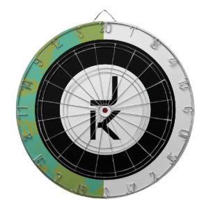 Gepersonaliseerde moderne dartbord