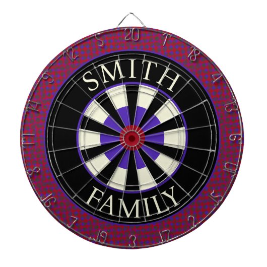 Gepersonaliseerde moderne dartbord (Voorkant)