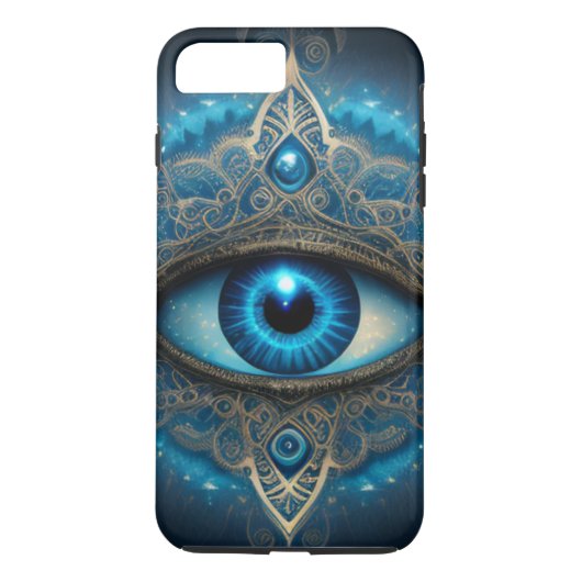 Gepersonaliseerde moderne derde oog Case-Mate iPhone case (Achterkant)