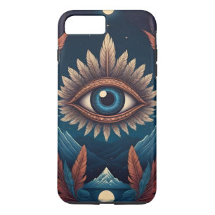 Gepersonaliseerde moderne derde oog iPhone 8 plus / 7 plus hoesje