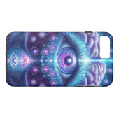 Gepersonaliseerde moderne derde oog Case-Mate iPhone case (Achterkant (Horizontaal))