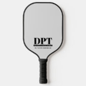 Gepersonaliseerde Moderne DPT Doctor van Fysiother Pickleball Paddle (Voorkant)