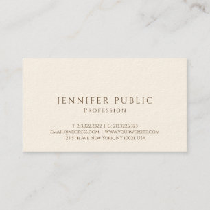 Gepersonaliseerde moderne elegante Luxe Signature Visitekaartje