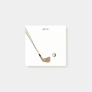 Gepersonaliseerde moderne golfbaan post-it® notes