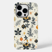 Gepersonaliseerde moderne kerstversiering Case-Mate iPhone case (Achterkant)